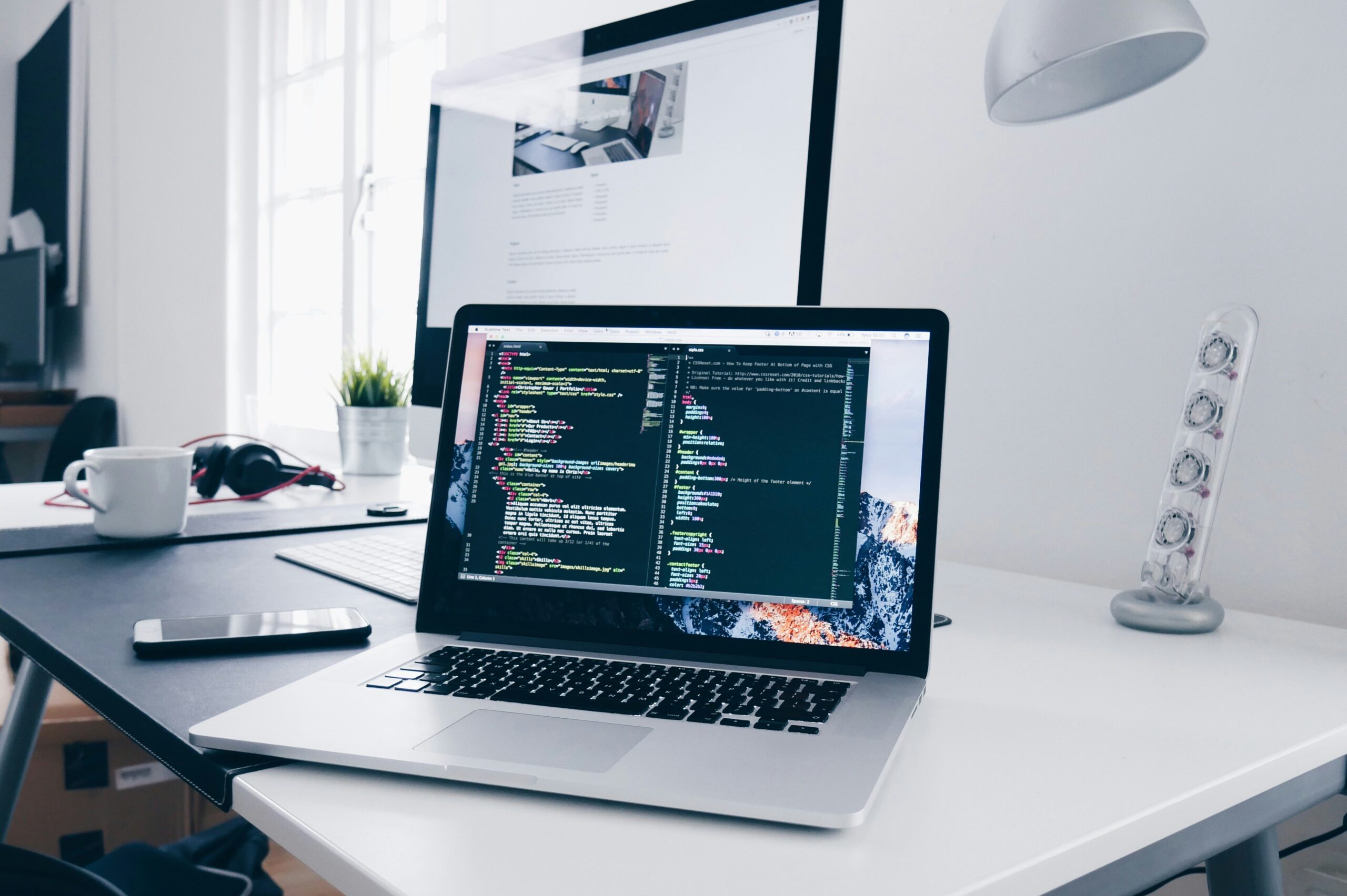 freelance work laptop coding