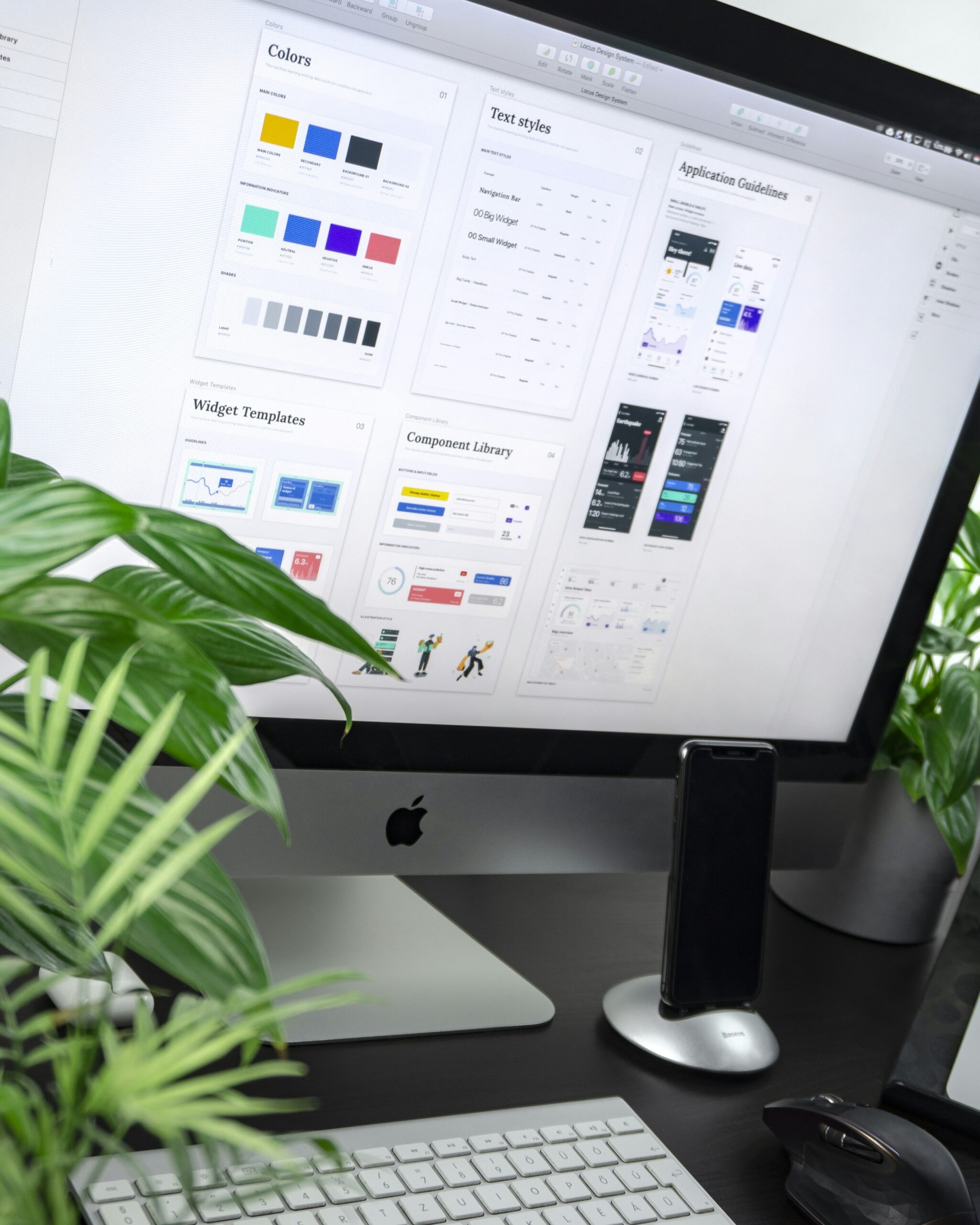 digital design workspace Canva concept